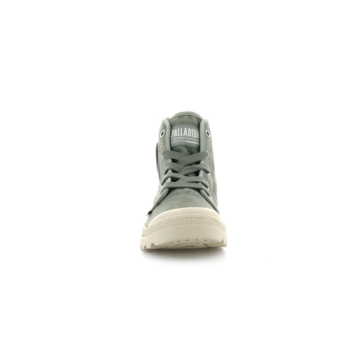 Dámské Boty Palladium Pampa Hi Olivy Zelené | CZ BFR-02C